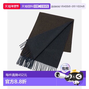 1h可退 日本直邮green label relaxing 羊绒双面围巾山羊绒配饰