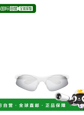 香港直邮GUCCI 男士眼镜 GG1774S002 SS2025 白色 面具形太阳镜