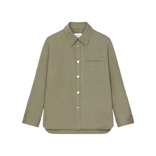 香港直邮Givenchy Couture Seam 牛仔布染色衬衫 BM615W517J