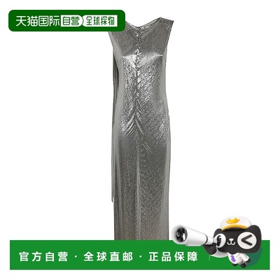 香港直邮Paco Rabanne 迷你网纱连衣裙 24AIRO878MH0004