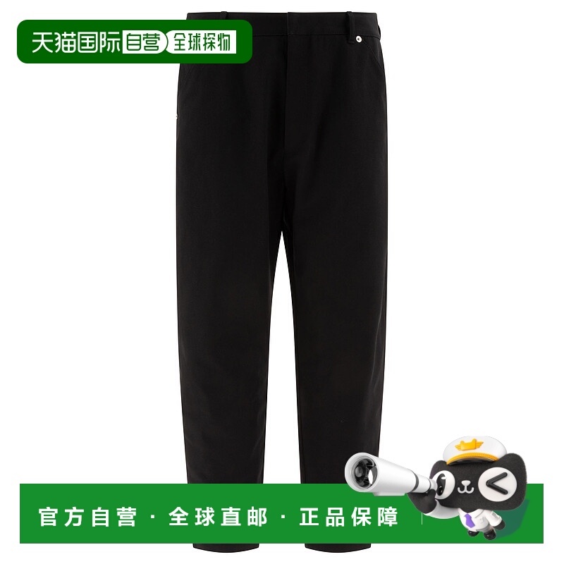 香港直邮PRADA 男士休闲裤 SPH313S23211BZF0002 AW2025 黑色