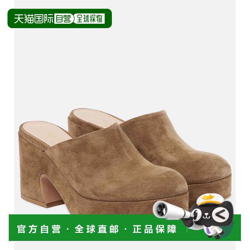 1h可退 香港直邮Gianvito Rossi 吉安维托 罗西 女士 Lyss 绒面革