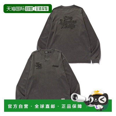 1h可退 日本直邮XLARGE男女同款全棉长袖T恤 缝线刺绣设计 101261