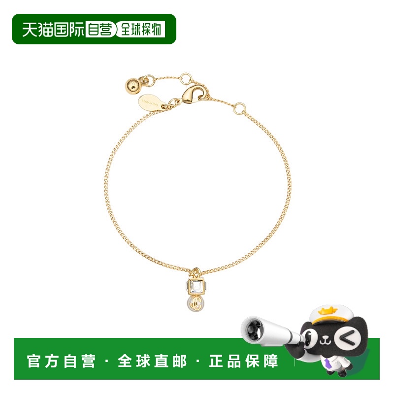 1h可退 香港直邮JIMMY CHOO 女士手链手镯 JCPEARLCUBEBRCLTFTAGO