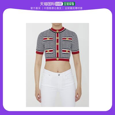 香港直邮BALMAIN 女士背心吊带 BF1AI115KE89EJC