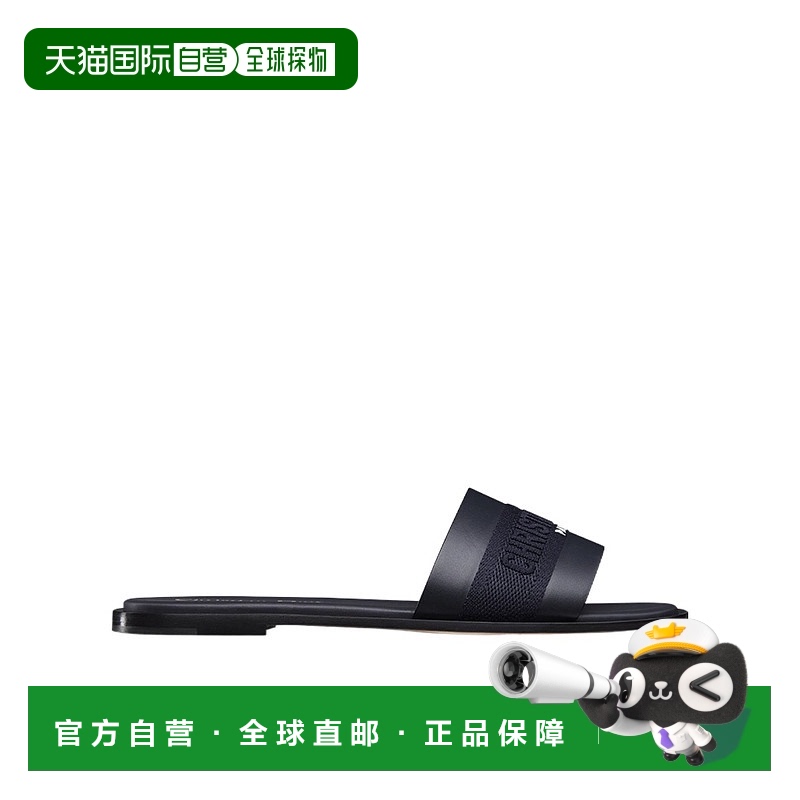 1h可退 香港直邮DIOR 女士凉鞋 KCQ986CEYS56B SS2025 黑色 Dway