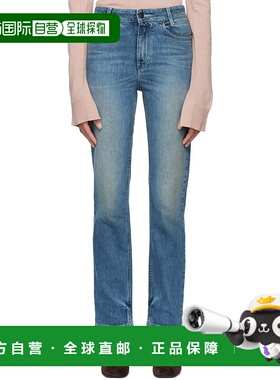 1h可退 香港直邮潮奢 BITE 女士 蓝色 Straight Eco 牛仔裤 11904