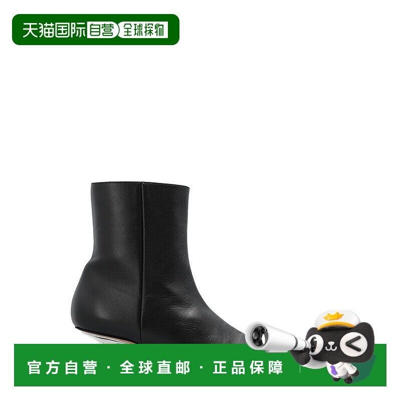 1h可退 香港直邮潮奢 Marni 玛尼 女士 方头短筒靴 TCMS009904P45