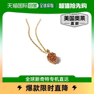 gold classicharmsPinecone Necklace 美国奥莱 Pendant 直