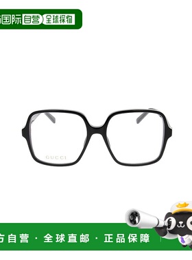 1h可退 香港直邮潮奢 Gucci 古驰 女士 Eyewear 矩形框眼鏡 GG199