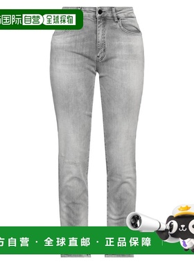 香港直邮moschino 爱莫斯奇诺 女士 牛仔长裤 grey灰色 舒适时尚