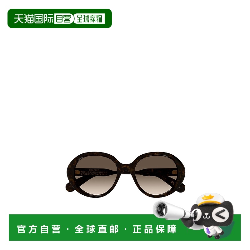 1h可退 香港直邮Chloe 蔻依 女士 圆形框太阳镜 CH0221S black黑