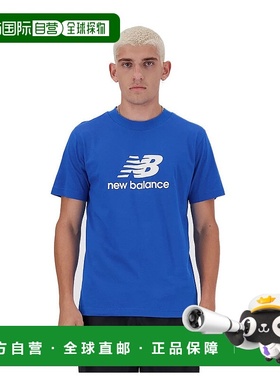 日本直邮 New Balance Sta stacked Logo男士短袖运动休闲T恤 MT4