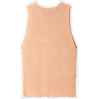 韩国直邮Diesel迪赛女士T恤无袖圆领镂空设计修身同款时尚针织