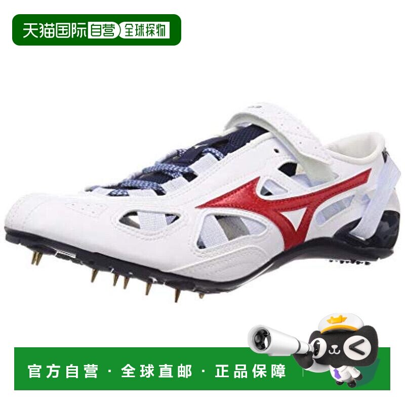 【日本直邮】Mizuno美津浓 田径鞋 白色×红色×藏青色 22 cm 2E
