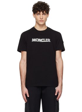 潮奢 Moncler 盟可睐 男士 黑色 S/S T 恤 K10918C0000589A17