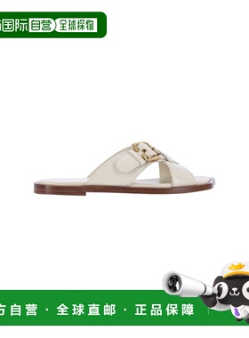 1h可退 香港直邮Chloe 蔻依 女士 Chloe 白色凉鞋 26S17IUN122