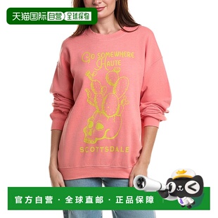 粉红色 自营project Social高级运动衫 tProject 美国奥莱 social