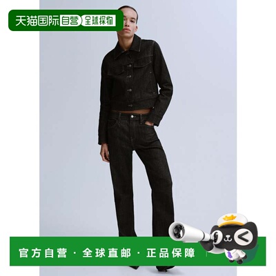 日本直邮JOLIE 牛仔裤 黑色 直筒裤