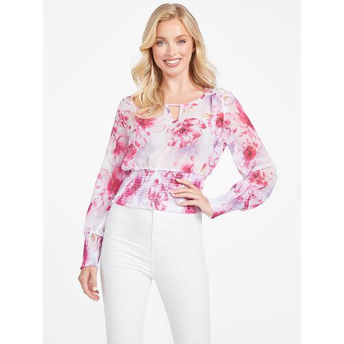 guess【美国奥莱】直发 Eco Nelly Top - 纯白色多色