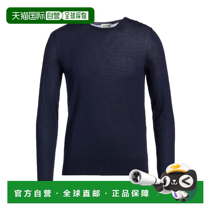 香港直邮Saint Laurent 圣罗兰 男士 毛衣 blue蓝色 舒适时尚羊绒