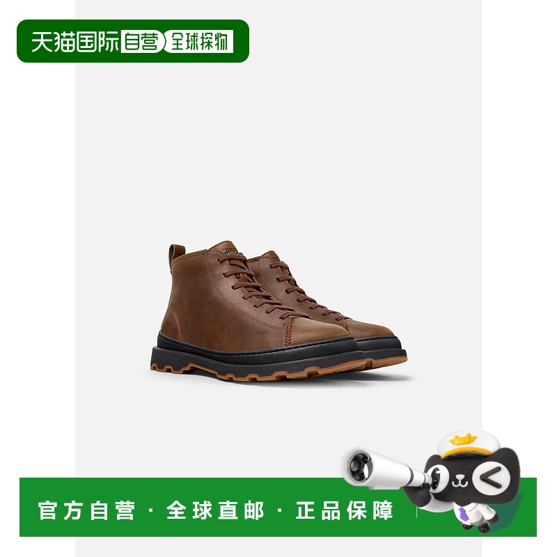 自营 男式Camper Brutus+-棕色脚踝靴 美国奥莱直发
