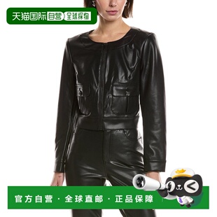 自营Laundry by Shelli Segal Jacket - Black 皮衣 美国奥莱直发