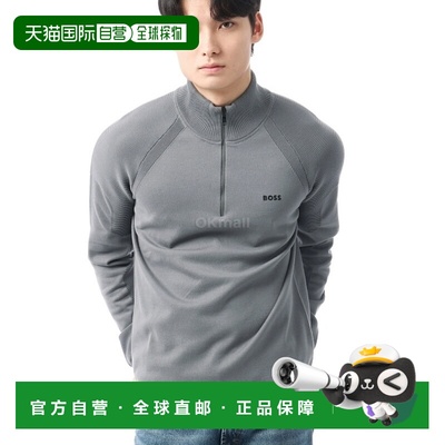韩国直邮HUGO BOSS Perform-X 1/4 拉链毛衣 (50498525-251) 高领