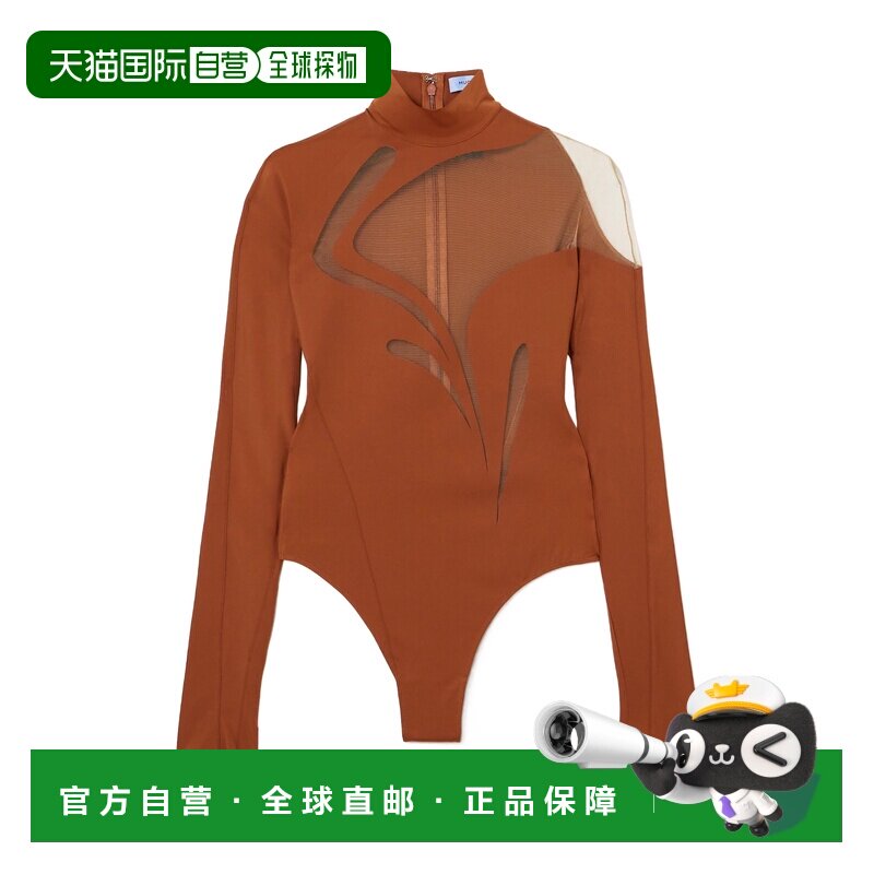 香港直邮MUGLER 女士连体裤套装 SS2023 23W1BO0219842B71N1BROWN