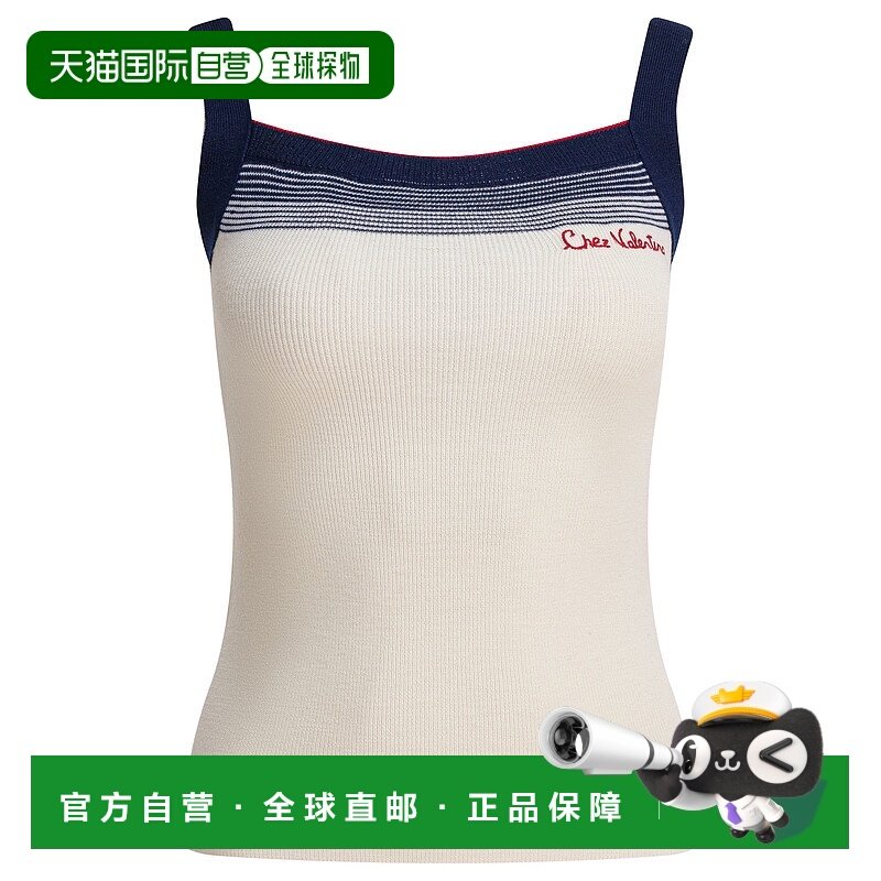 香港直邮VALENTINO 女士T恤 7B3KM06A9GQDWL CO 白色 Tops