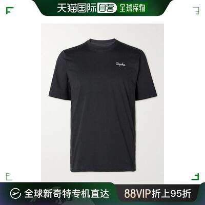 香港直邮潮奢 RAPHA 男士Logo-Embroidered Cotton-Jersey T-Shir