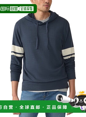 自营Faherty Sunwashed Slub连帽衫-海军蓝 美国奥莱直发卫衣