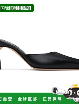 1h可退 香港直邮BY FAR 女士 黑色 Selene 穆勒鞋 MWFHC018CL013B