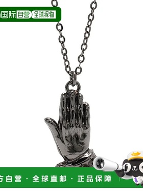 1h可退 日本直邮Subciety 男士祈祷手势合金项链 神秘立体设计 重