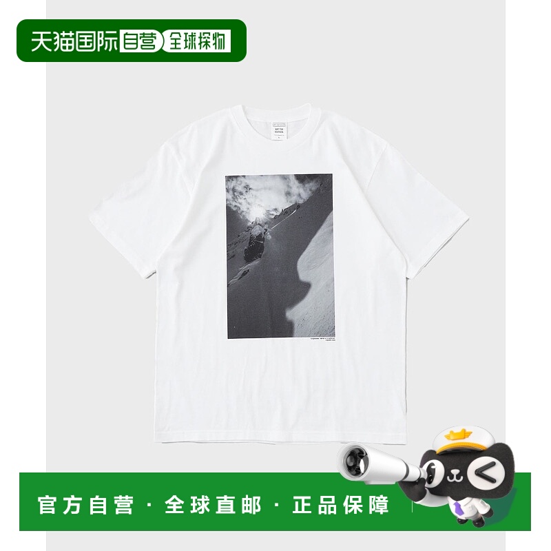 1h可退 日本直邮OFF SESSION 男女同款 棉 象征性摄影图T恤 稍宽