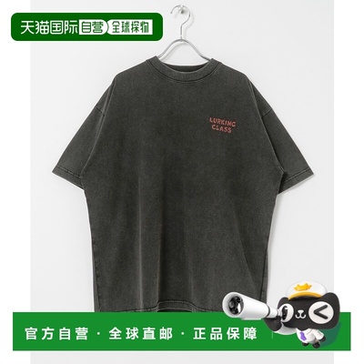 1h可退 日本直邮LURKING CLASS 男装 宽松短袖T恤 酸洗做旧设计 l