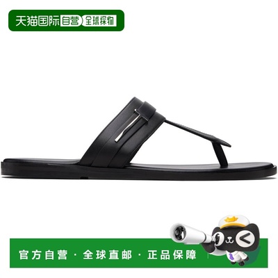 香港直邮Tom Ford 汤姆 福特 男士 黑色 Smooth Leather 凉鞋 J16
