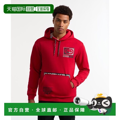 1h可退 【美国直邮】ecko unltd 男士 帽衫运动夹克衫抓绒卫衣