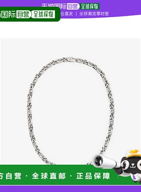 1h可退 欧洲直邮Fendi芬迪O’Lock女士项链银色简约时尚潮流耐磨