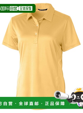 自营 cutter & buckCutter&Buck Prospect纹理弹力女式短袖Polo衫