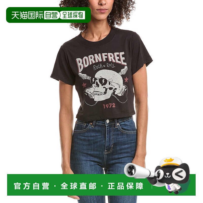自营Chaser Born Free Kaya T-Shirt - black 美国奥莱直发