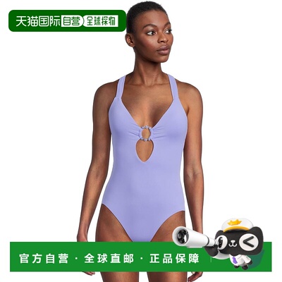 自营BECCA Marble Swimsuits Women's Bellflower Canyon Ariyah