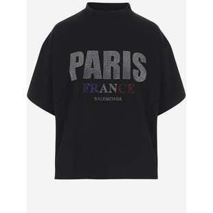 818431TRVL51000 黑色 女士T恤 BALENCIAGA