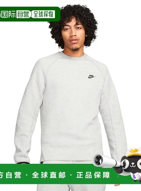 自营 Nike Sportswear Tech Fleece FB7916-063男式XL灰色圆领运A