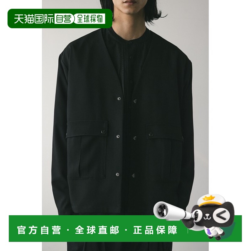1h可退 日本直邮STYLEMIXER 男士无领大口袋夹克 501ISK300011