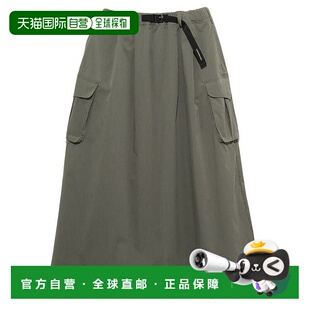 女士长款 Mix 裙子长裙半身裙a字裙 Dry 日本直邮