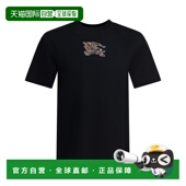 香港直邮潮奢 Check Burberry 男士 1h可退 EKD 巴宝莉 黑色 Cott