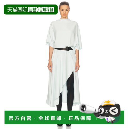 1h可退 香港直邮alaia 女士 短袖中长连衣裙 AA9R2564T571A性感