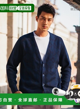 香港直邮GIVENCHY 男士针织毛衣 BM90T84YKP401 黑色 Cardigan wi