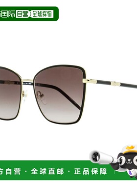 自营Longchamp Women's Butterfly Rimmed Sunglasses LO167S 009